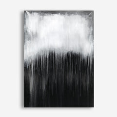 Black & White Abstract I Canvas Wall Art Print