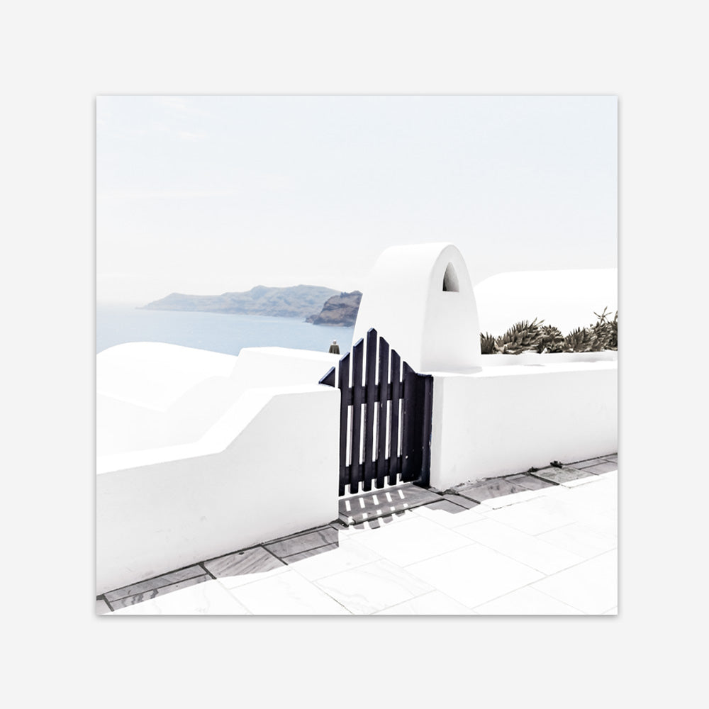 Santorini III (Square) Photo Art Print