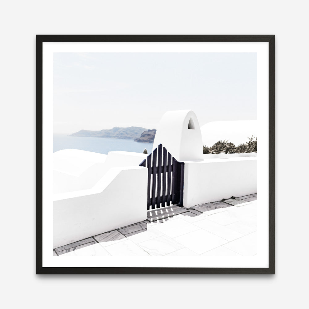 Santorini III (Square) Photo Art Print