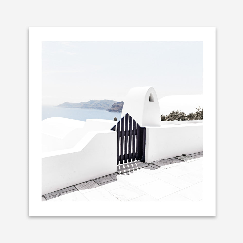 Santorini III (Square) Photo Art Print