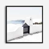 Santorini III (Square) Photo Canvas Print