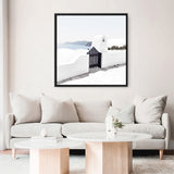 Santorini III (Square) Photo Canvas Print