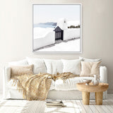 Santorini III (Square) Photo Canvas Print