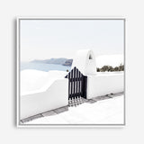 Santorini III (Square) Photo Canvas Print