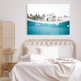 Palm Oasis Photo Canvas Print