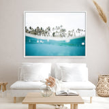 Palm Oasis Photo Canvas Print