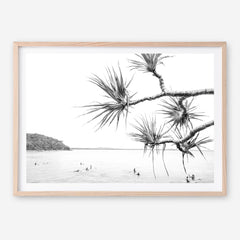 Afternoon Surf B&W Photo Art Print