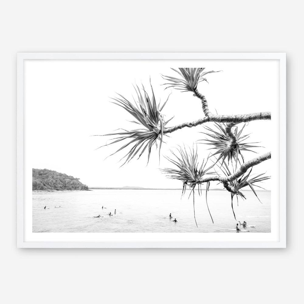 Afternoon Surf B&W Photo Art Print