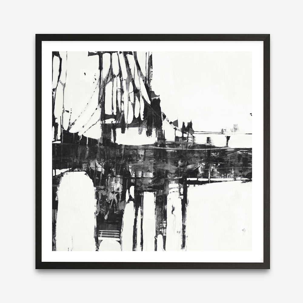 Building Bridges I (Square) Art Print
