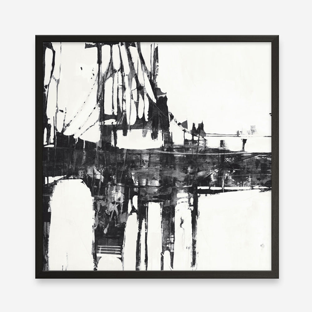 Building Bridges I (Square) Art Print