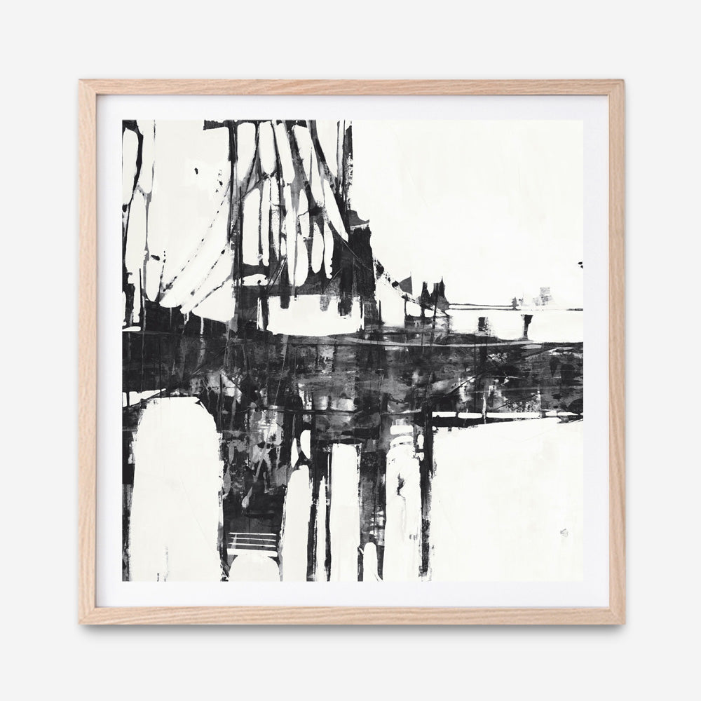 Building Bridges I (Square) Art Print