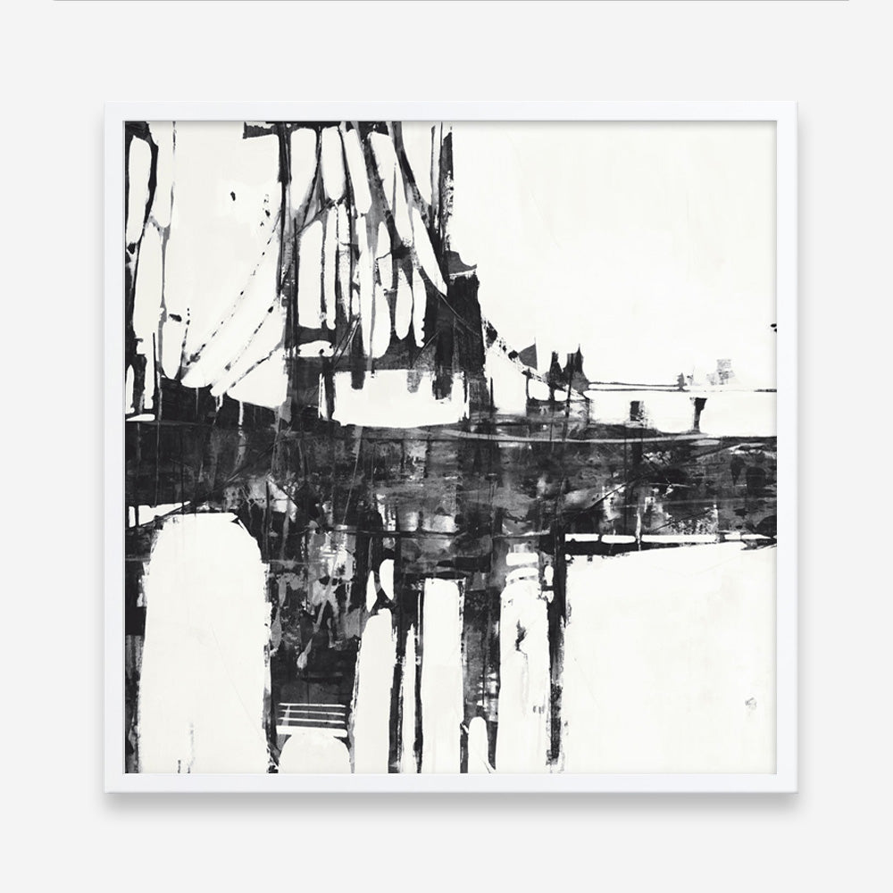 Building Bridges I (Square) Art Print