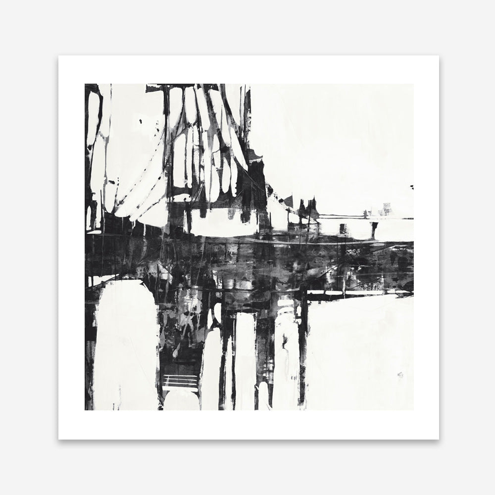 Building Bridges I (Square) Art Print