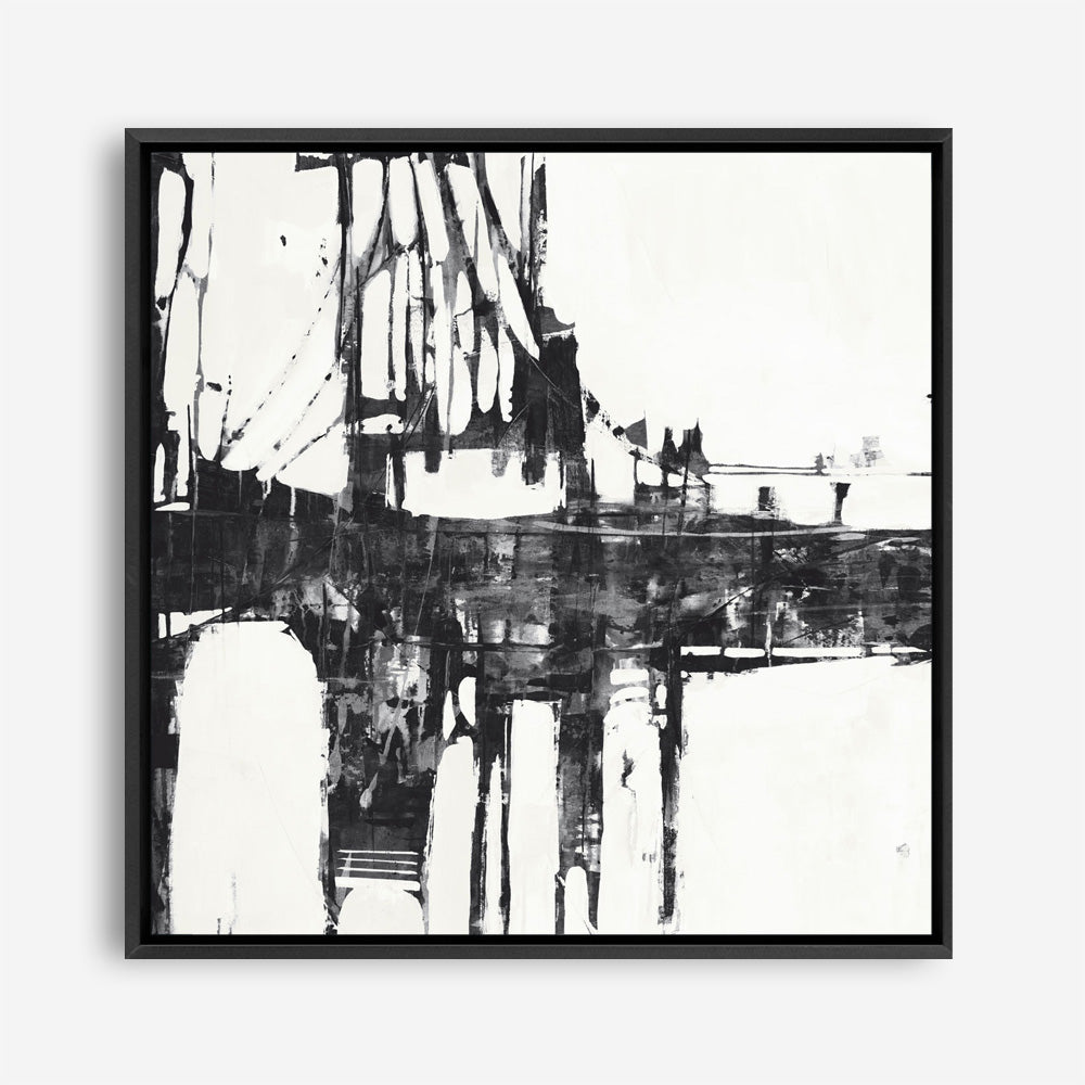 Building Bridges I (Square) Canvas Print
