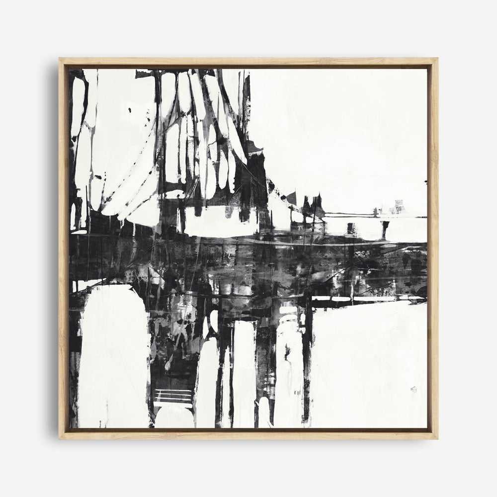 Building Bridges I (Square) Canvas Print