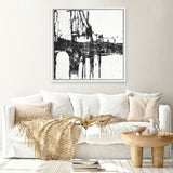 Building Bridges I (Square) Canvas Print