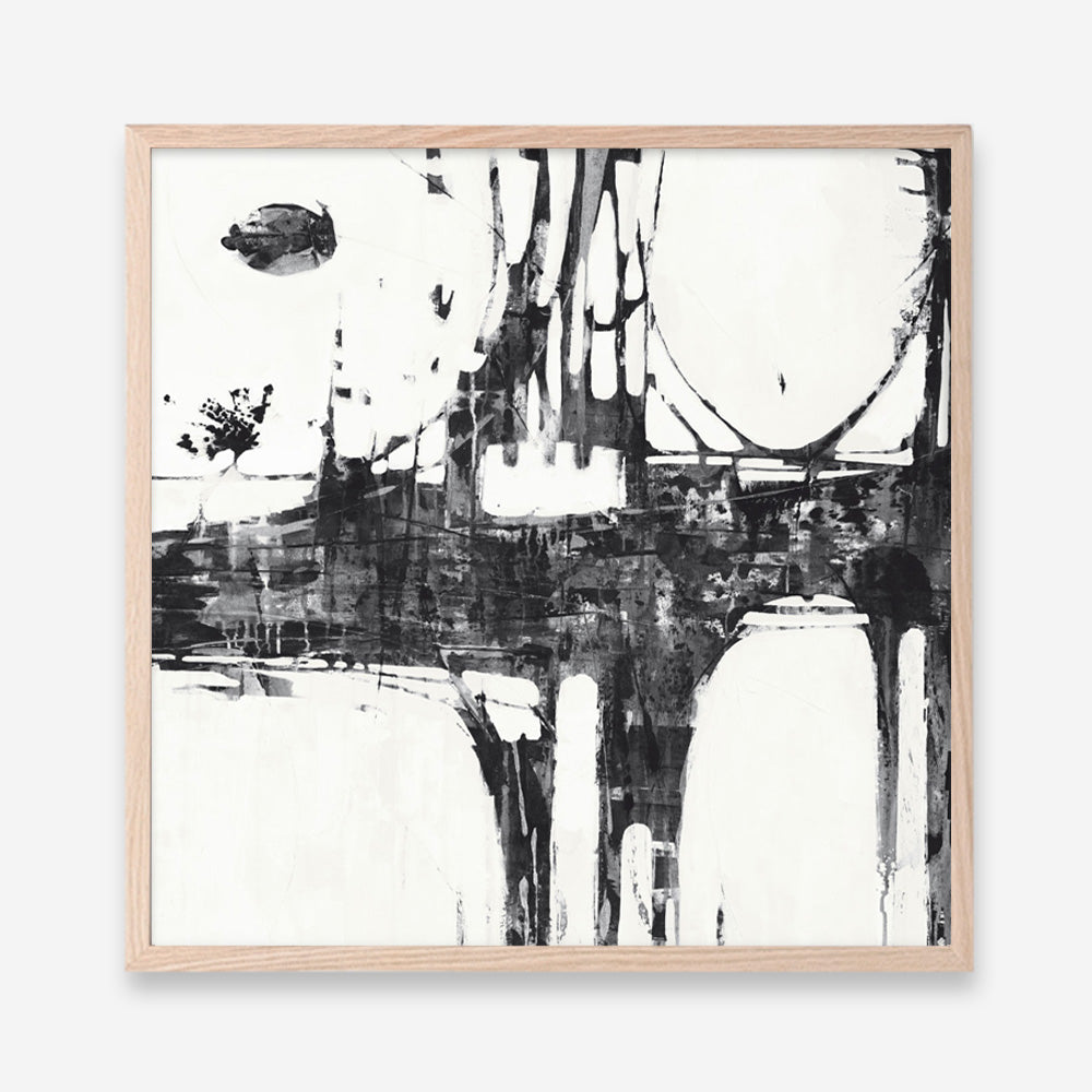 Building Bridges II (Square) Art Print