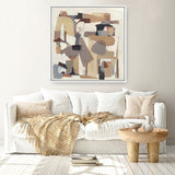 Neutrality (Square) Canvas Print