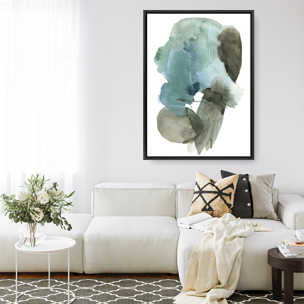 Turquoise Print Buy Turquoise Aqua Watercolour II Canvas Wall Art Print | The Print ...