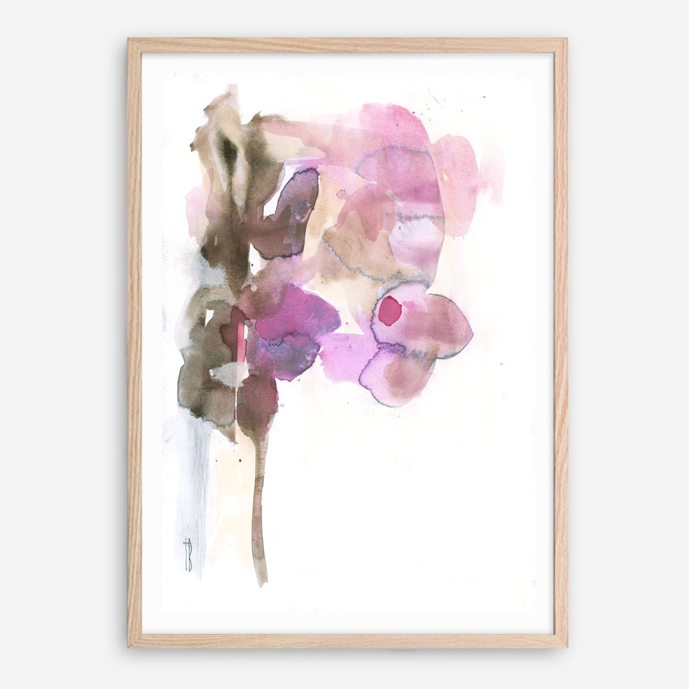 Pink Watercolour I Art Print