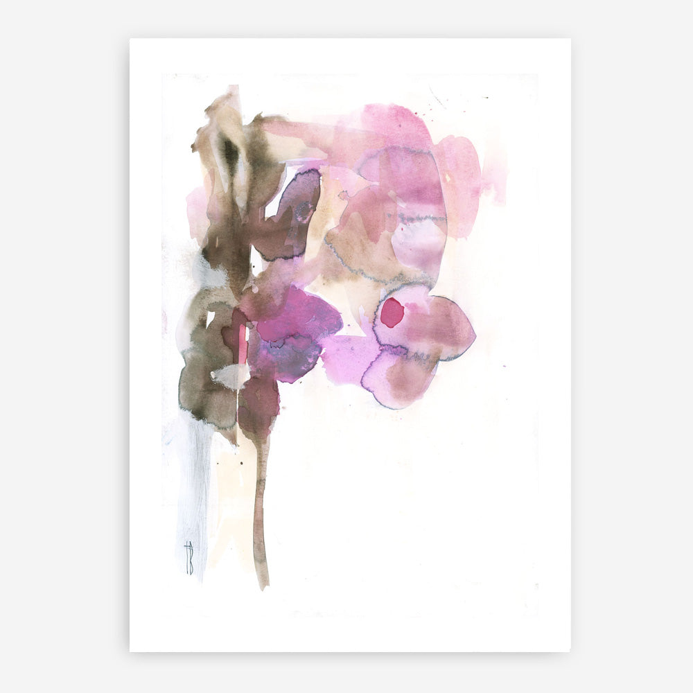 Pink Watercolour I Art Print