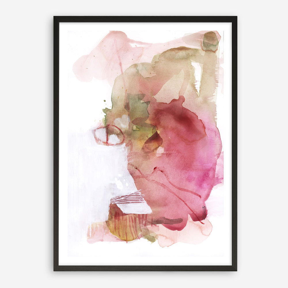 Pink Watercolour II Art Print