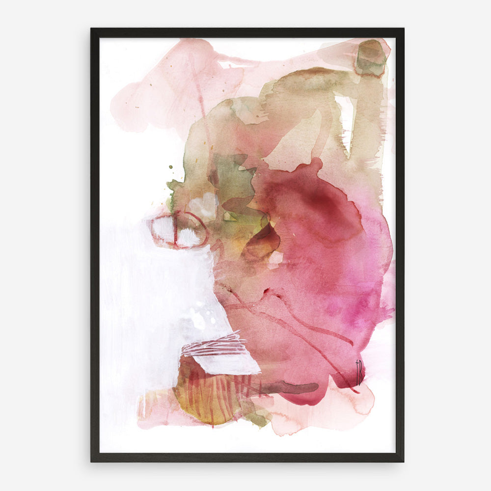 Pink Watercolour II Art Print