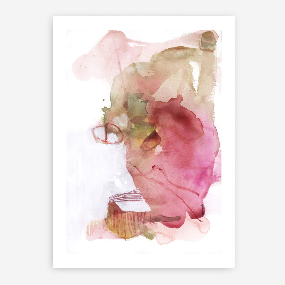 Pink Watercolour II Art Print