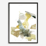 Gold Watercolour I Art Print