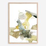 Gold Watercolour I Art Print