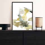 Gold Watercolour I Art Print
