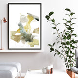 Gold Watercolour I Art Print