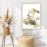 Gold Watercolour I Art Print