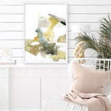 Gold Watercolour I Art Print