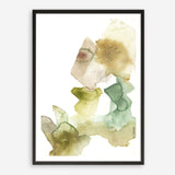 Gold Watercolour II Art Print