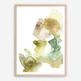 Gold Watercolour II Art Print