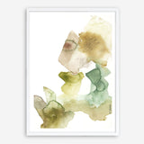 Gold Watercolour II Art Print