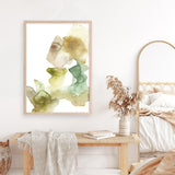 Gold Watercolour II Art Print