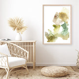 Gold Watercolour II Art Print