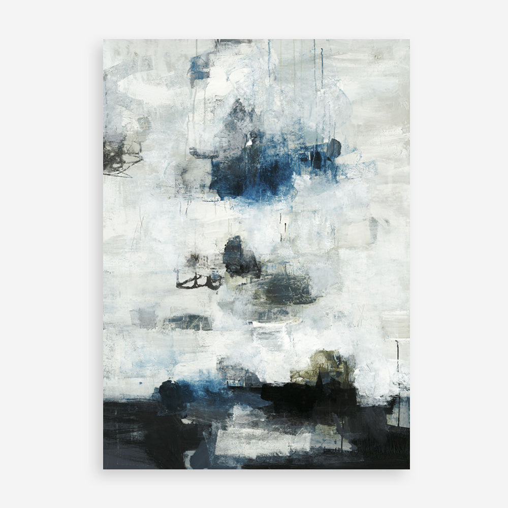 Black & Blue Art Print