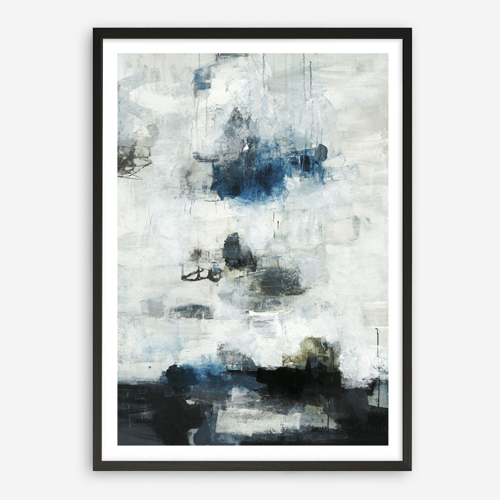 Black & Blue Art Print