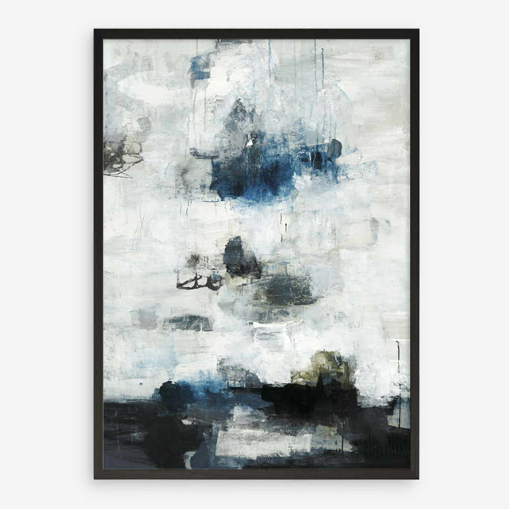 Black & Blue Art Print