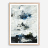 Black & Blue Art Print