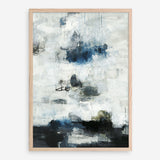 Black & Blue Art Print