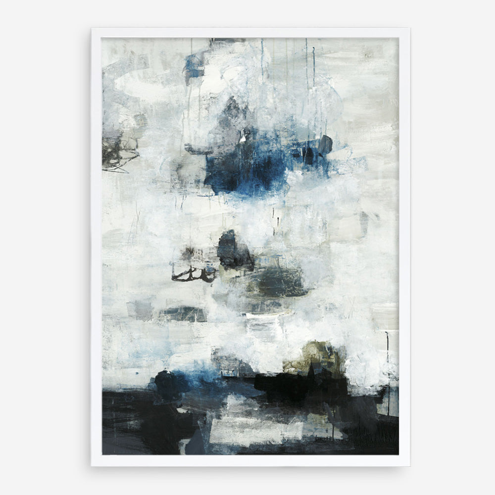Black & Blue Art Print