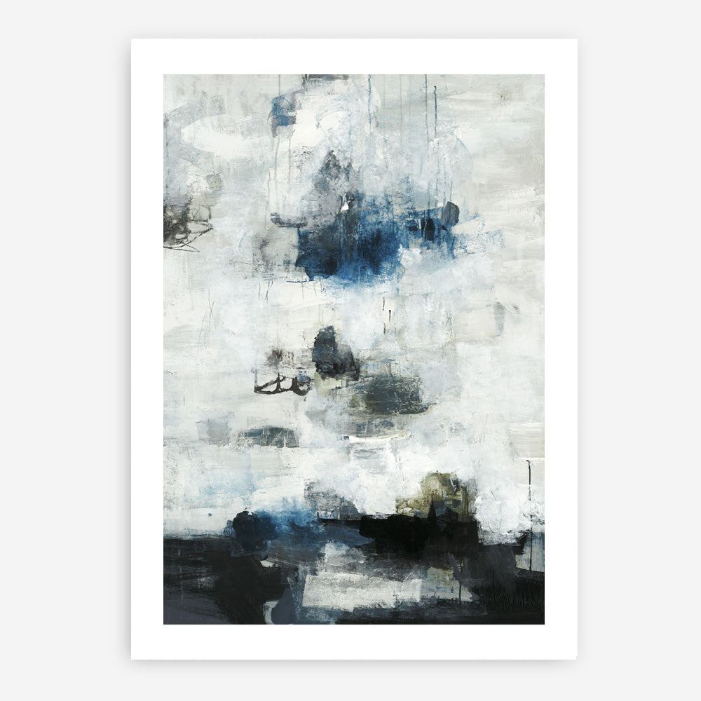 Black & Blue Art Print