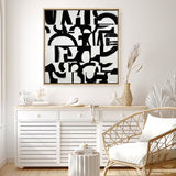 Prosperous Elements (Square) Canvas Print