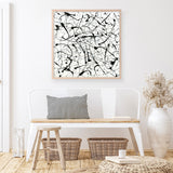 Free For All (Square) Art Print