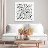 Free For All (Square) Art Print