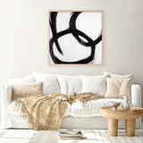 Hoop Dreams V1 (Square) Art Print